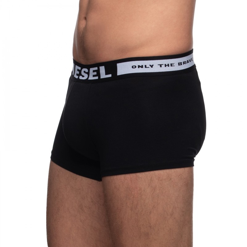 Boxerman_Herrenunterwäsche_Boxershorts_Diesel_3-er Set_Trunks_Schwarz Grau & Weiß