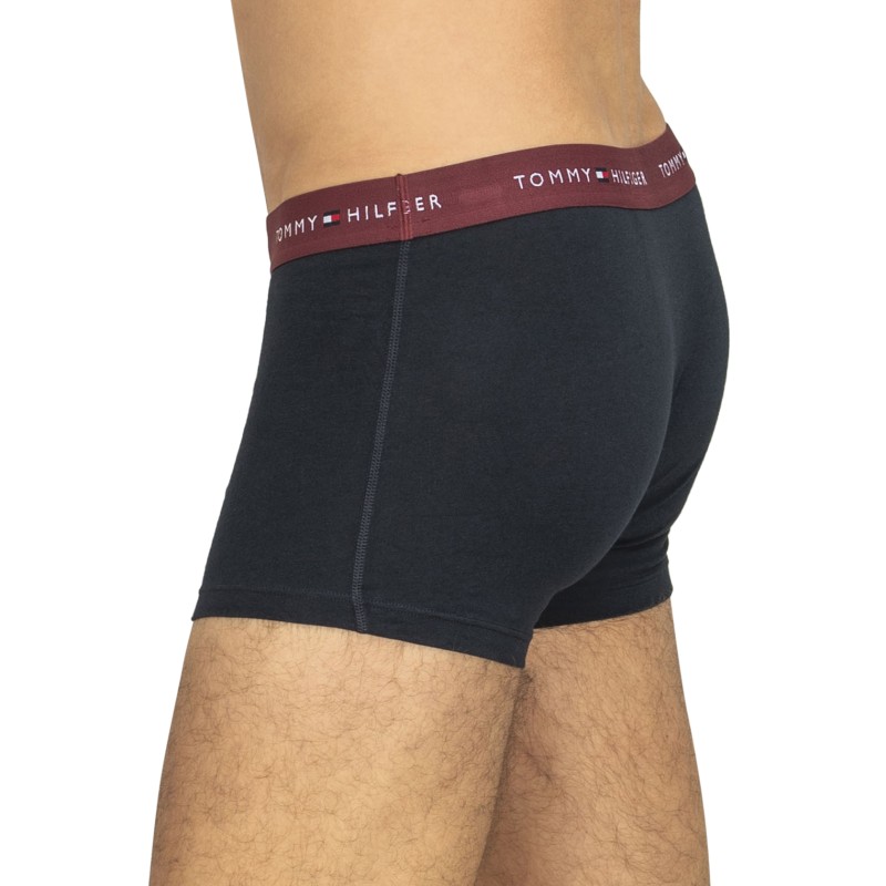 TommyHilfiger_3-erSet_Trunks_Blau_mitverschiedenfarbigemWebbund