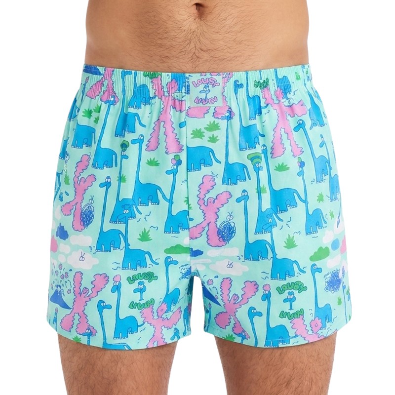 Lousy Livin Boxershorts 2-er Set Blau & Türkis mit Motiv