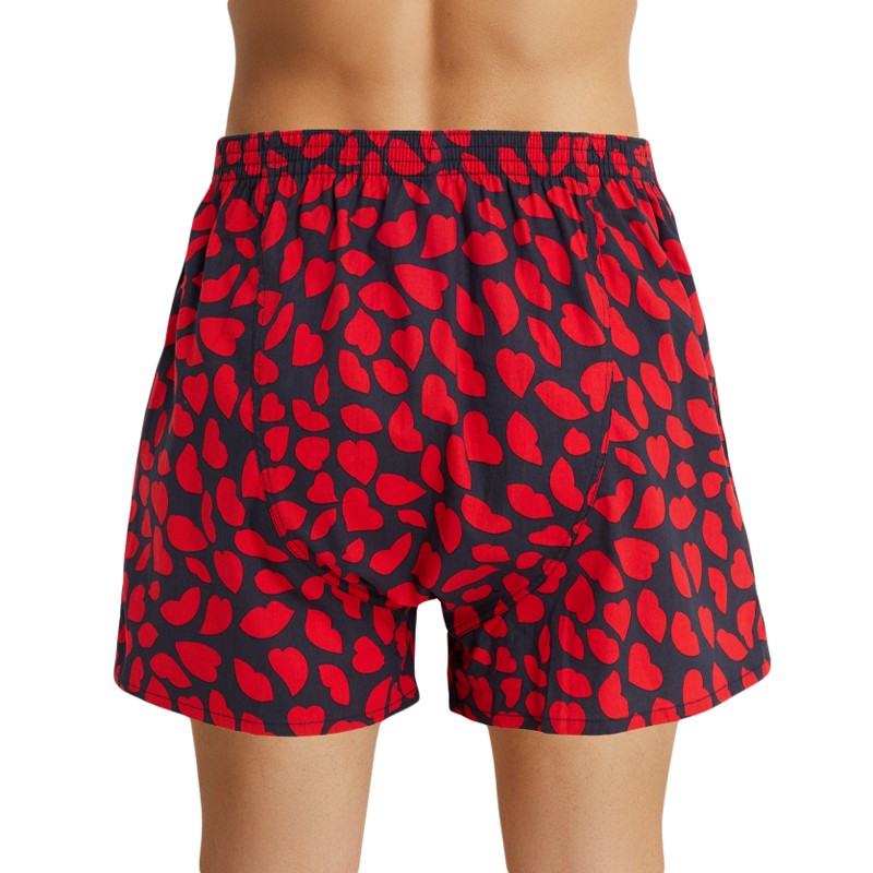 D.E.A.LInternational_Boxershorts_Herzen_&_Kussmünder_Motiv