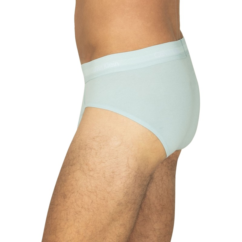 Calvin Klein_3-er Set_Slips_Beige_Blau_&_Türkis