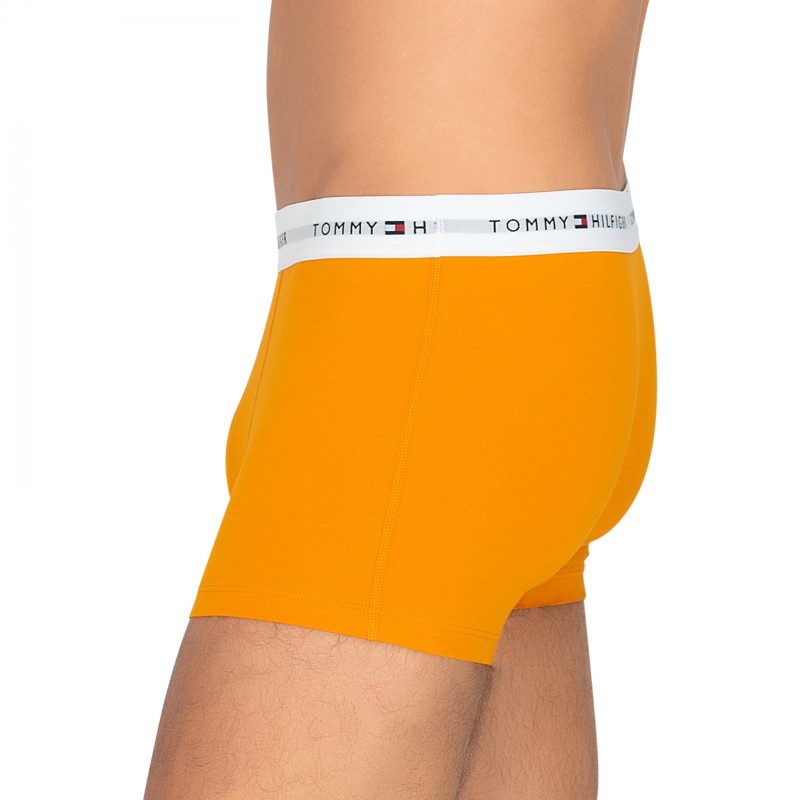 TommyHilfiger_3-erSet_Trunks_Orange,Dunkelblau&Grün