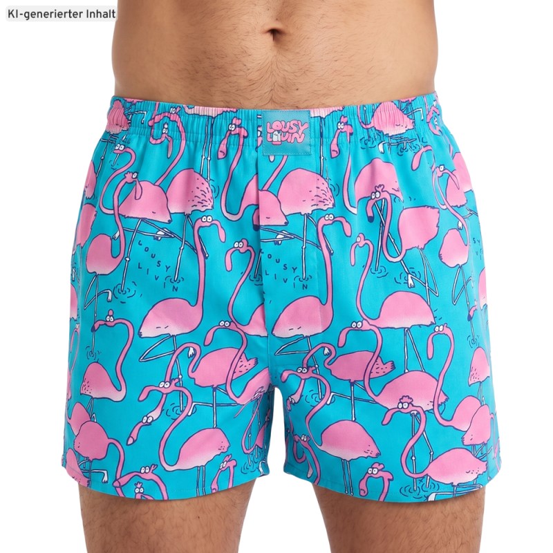 LousyLivin_3-erSet_Boxershorts_Flamingo