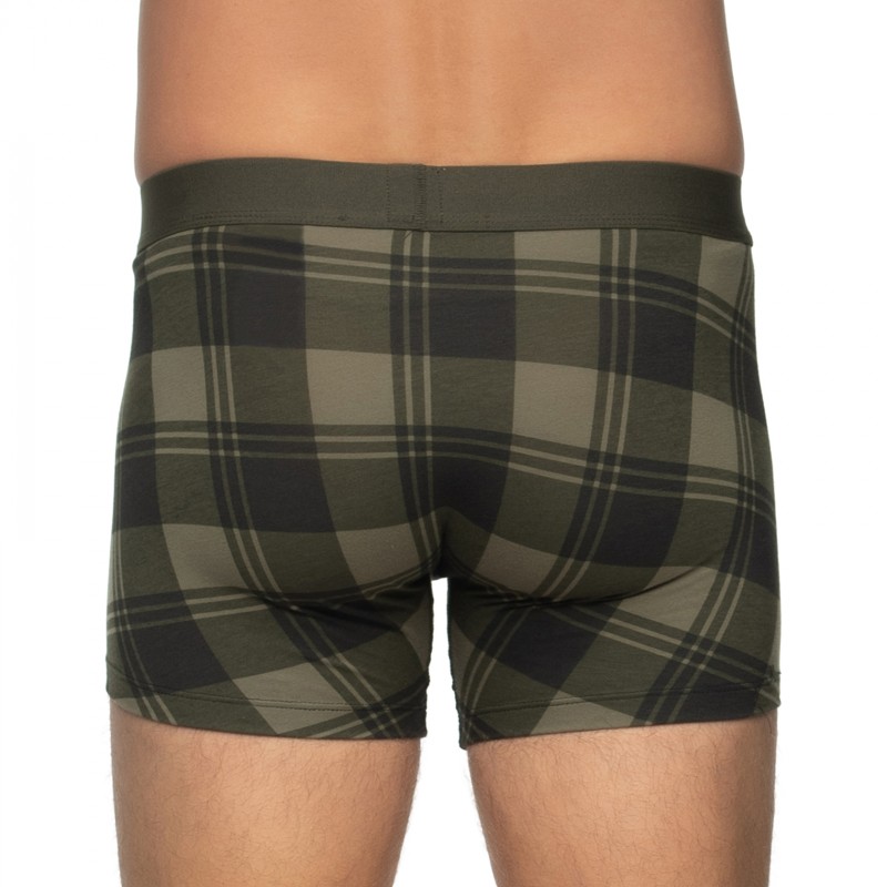 Boxerman_Herrenunterwäsche_Boxershorts_Levi's_2-er Set_Boxer Briefs_Khaki Grün Katiert