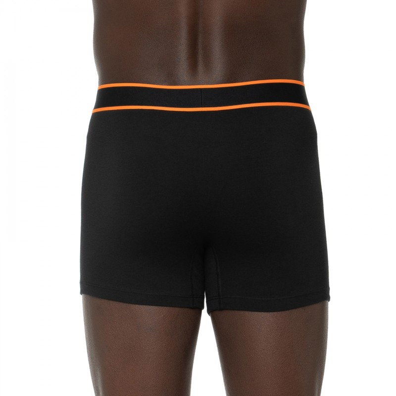 Boxerman_Herrenunterwäsche_Boxershorts_Schiesser_3-er Set_Trunks_Schwarz