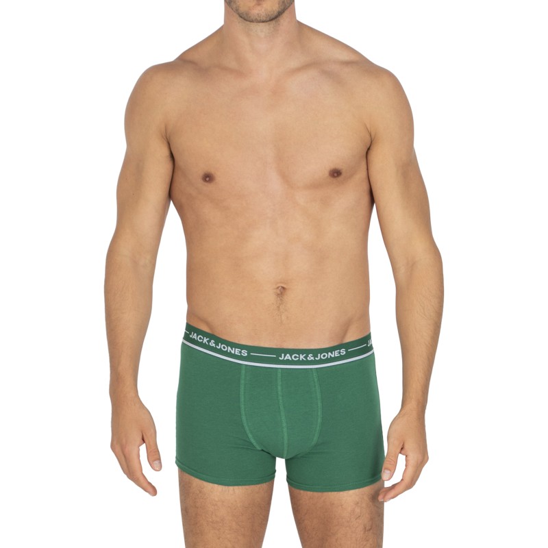 Jack & Jones_5-er Set_Trunks_Schwarz Blau Grün & Grau