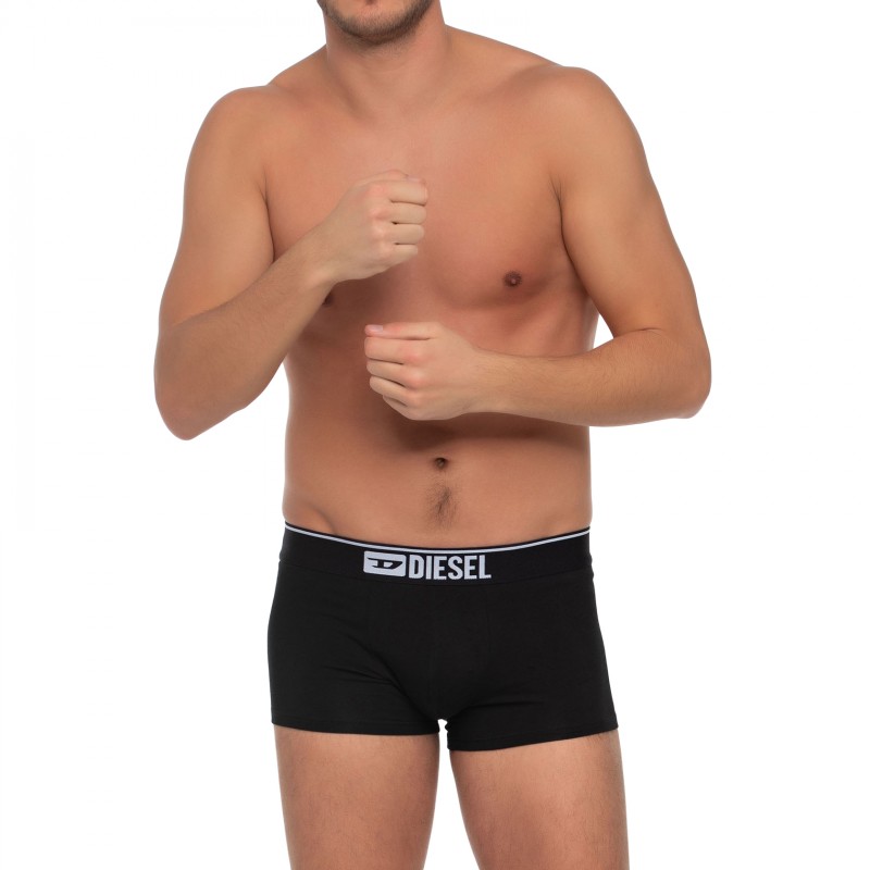 Boxerman_Herrenunterwäsche_Boxershorts_Diesel_3-er Set_Trunks_Schwarz