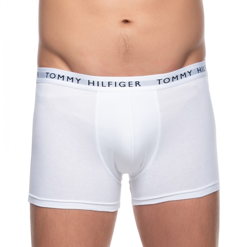 Boxerman_Boxershorts_Herrenunterwäsche_Tommy Hilfiger_3-er Set_Trunks_Grau Schwarz Weiß
