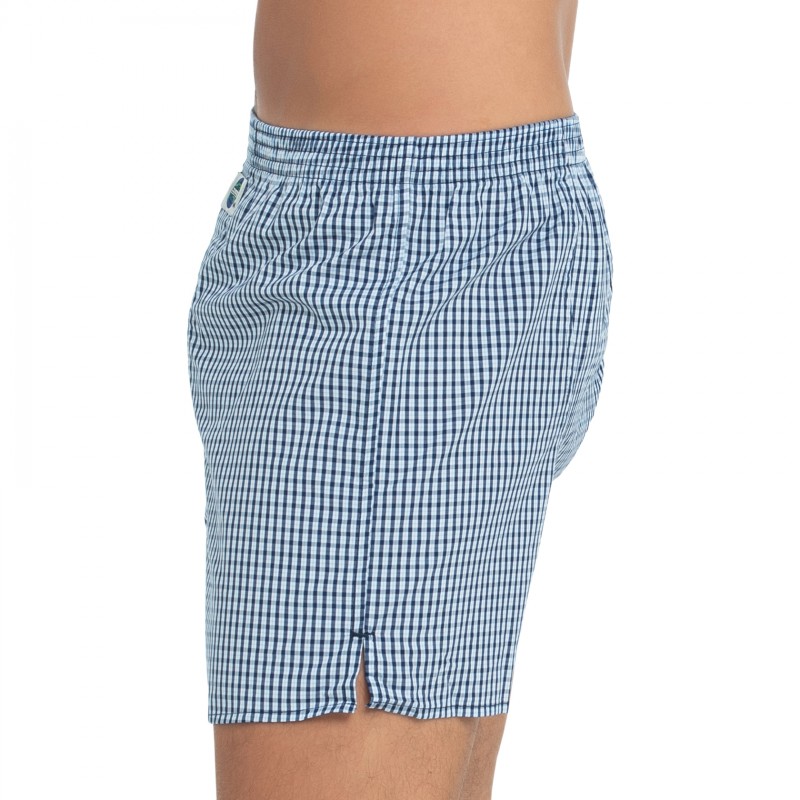 D.E.A.L_International_Boxershorts_Blau&Weiß_kariert