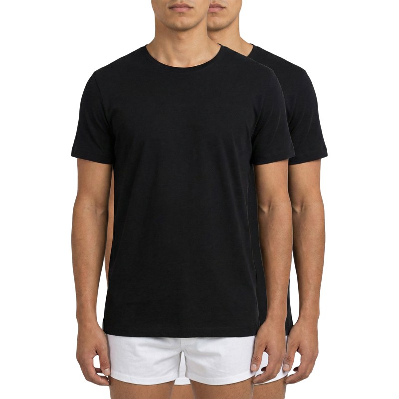 Boxerman_Herrenunterwäsche_Unterhemd_Ragman_2-er Set_Shirts_Schwarz