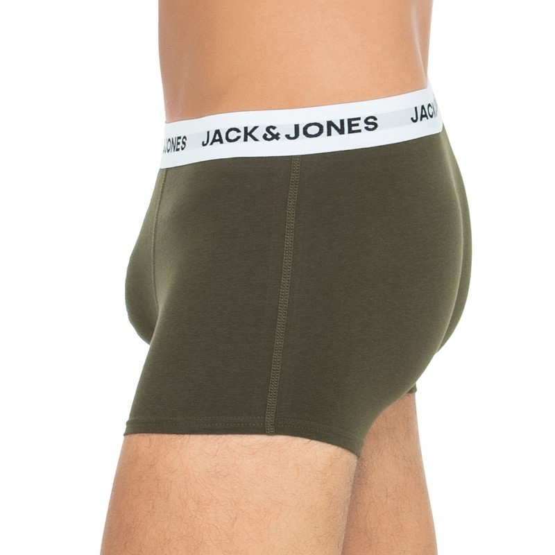 Jack & Jones_5-er Set_Trunks_Schwarz Blau Grün & Grau