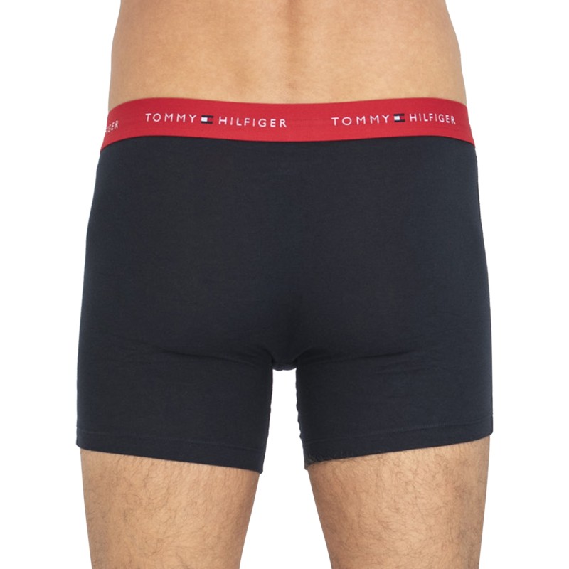 TommyHilfiger_3-erSet_Trunks_Blau_mitverschiedenfarbigemWebbund