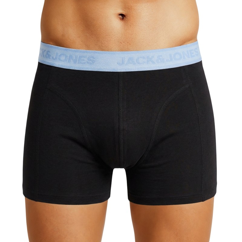 Jack & Jones 3-er Set Trunks Hellbau Hellgrau Petrol