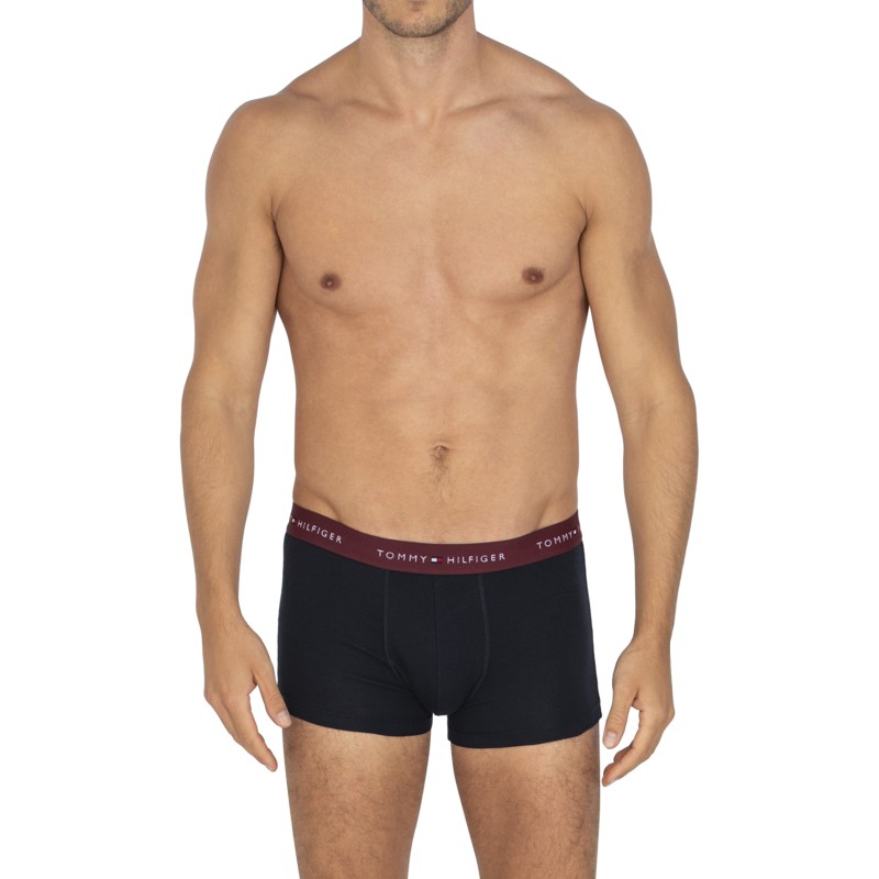 TommyHilfiger_3-erSet_Trunks_Blau_mitverschiedenfarbigemWebbund