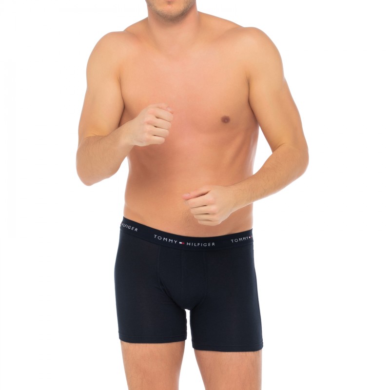 TommyHilfiger_3-erSet_BoxerBriefs_Dunkelblau_mitverschiedenfarbigemWebbund