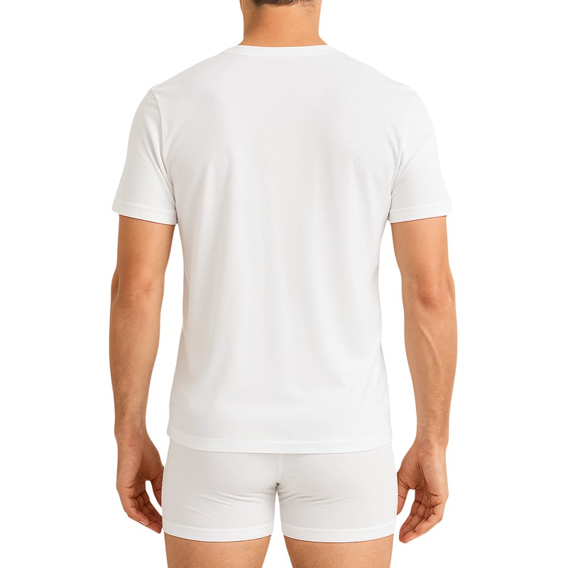 Boxerman_Herrenunterwäsche_Unterhemd_HANRO_T-Shirt_Weiß