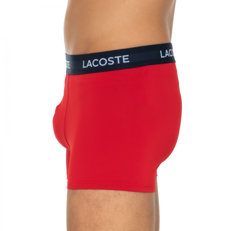 Boxerman_Herrenunterwäsche_Boxershorts_Lacoste_3-er Set_Trunks_Blau Rot Weiß