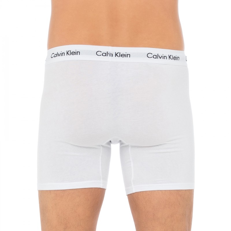 CalvinKlein_3-erSet_BoxerBriefs_Grau,Weiß&Blau