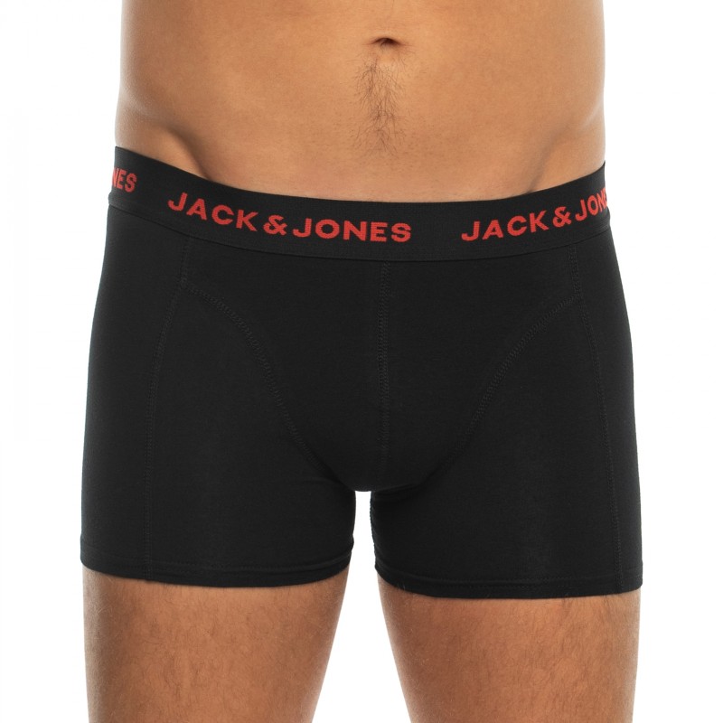 Jack&Jones_5-erSet_Trunks_Schwarz_mitverschiedenfarbigemWebbund