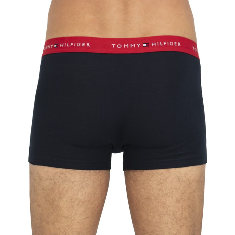 Tommy Hilfiger_3er_Set_Trunks_Blau_verschiedenfarbigen Webbund