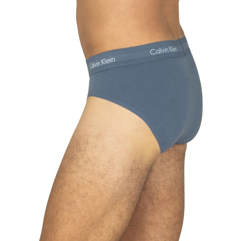 Calvin Klein_3-er Set_Slips_Beige_Blau_&_Türkis