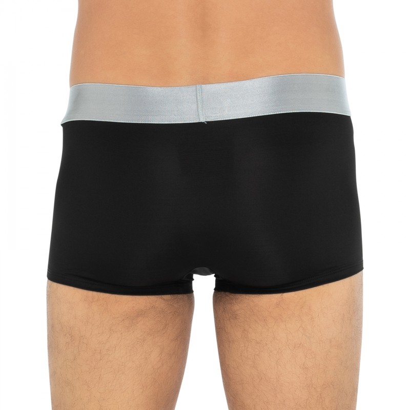 CalvinKlein_3-erSet_Trunks_Schwarz_mitsilbernenWebbund