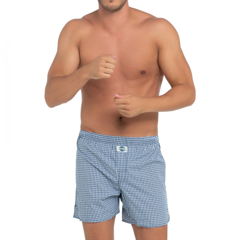 D.E.A.L_International_Boxershorts_Blau&Weiß_kariert