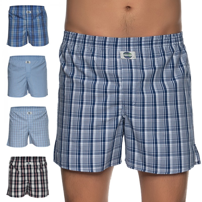 Boxerman_Herrenunterwäsche_DEAL_DEAL International_D.E.A.L International_5-er Set_Boxershorts_Karo-Mix