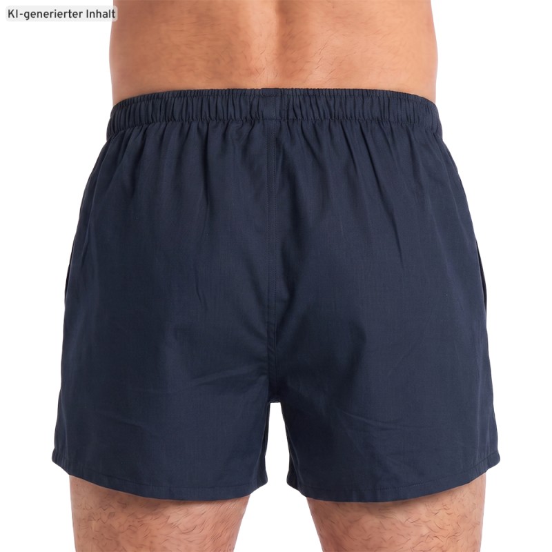 Schiesser_Boxershorts_Hellblau_Grün_kariert_Dunkelblau