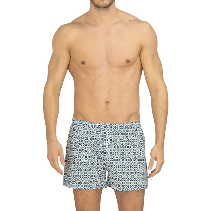 Hanro_Boxershorts_Weiß_Gemustert