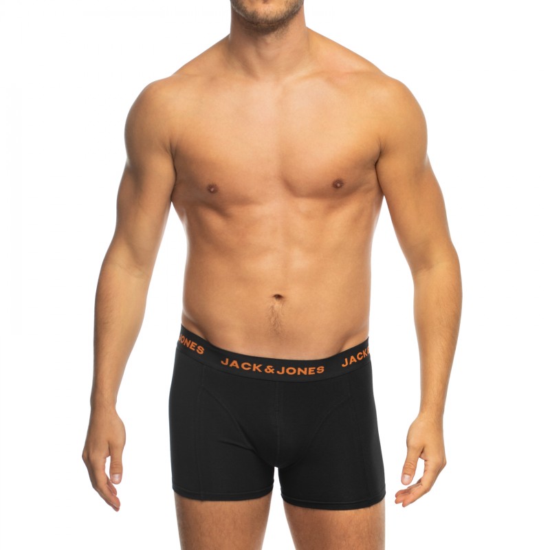 Jack&Jones_5-erSet_Trunks_Schwarz_mitverschiedenfarbigemWebbund