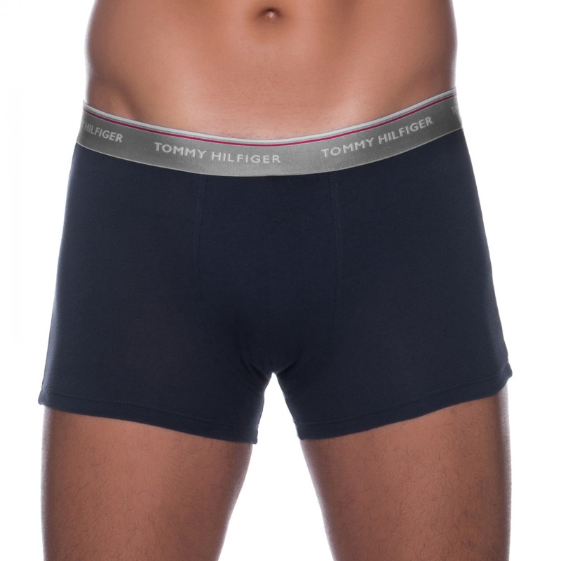 Boxerman_Boxershorts_Herrenunterwäsche_Tommy Hilfiger_3-er Set_Trunks_Blau