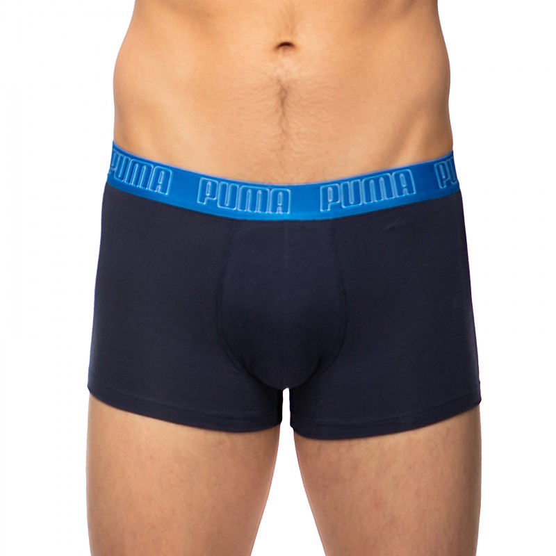Boxerman_Herrenunterwäsche_Boxershorts_Puma_2-er Set_Basic Trunks_BLau
