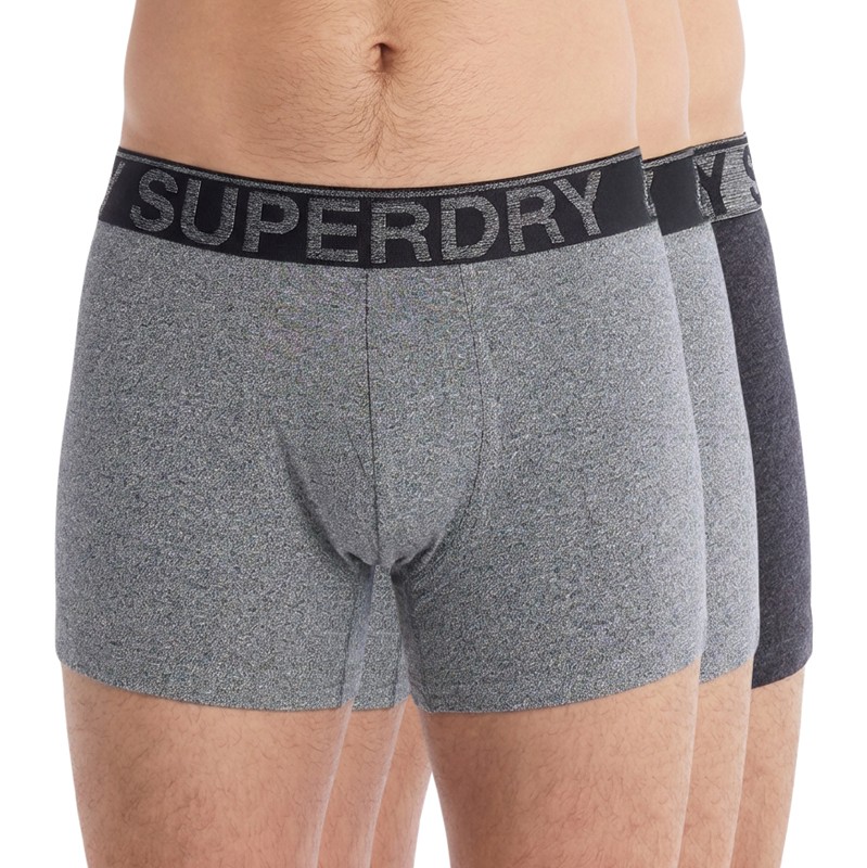Superdry_3-erSet_Trunks_Schwarz_Grau