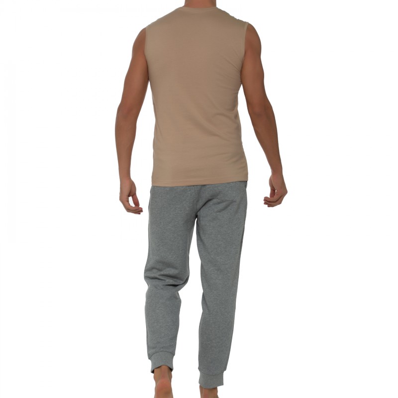 Boxerman_Herrenunterwäsche_Unterhemd_Ragman_2-er Set_Shirts_Nude_V-Ausschnitt