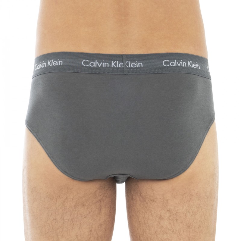 CalvinKlein_5-erSet_Slips_Pink,Grau,Orange,Schwarz&Beige