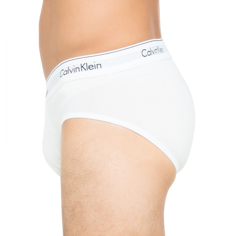Boxerman_Herrenunterwäsche_Calvin Klein_3-er Set_Slips_Grau Weiß & Schwarz
