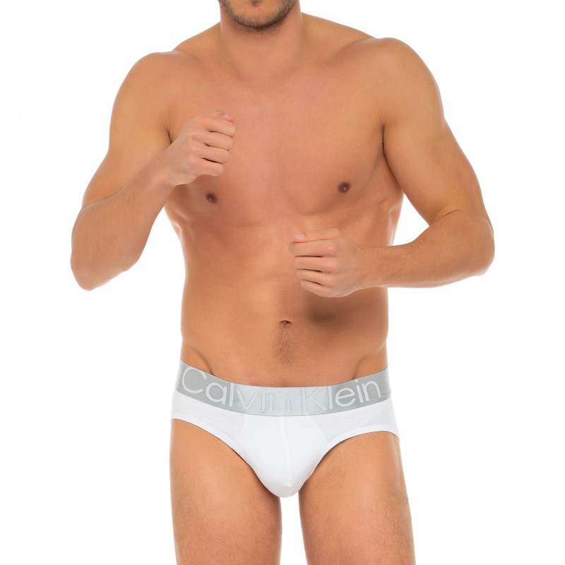 Boxerman_Herrenunterwäsche_Calvin Klein_3-er Set_Slips_Schwarz Grau & Weiß