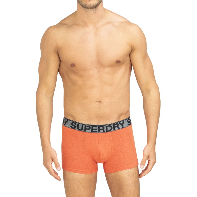 Superdry_3-erSet_Trunks_Schwarz,Orange&Grau