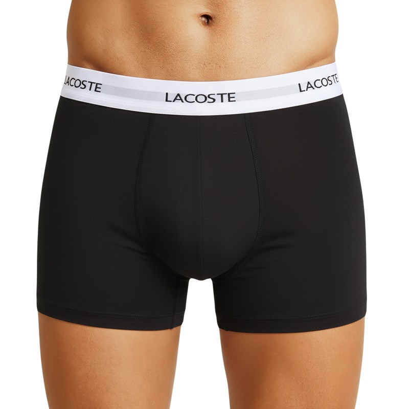 Boxerman_Herrenunterwäsche_Boxershorts_ Lacoste_3-er Set_Trunks_Schwarz
