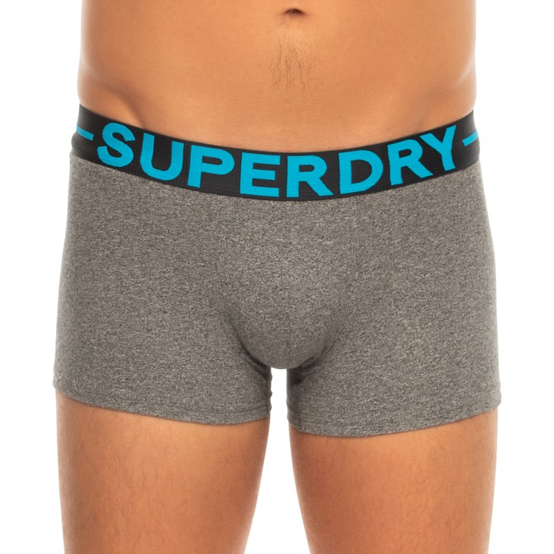Superdry_2-erSet_BoxerBriefs_Grau,Schwarz&Türkis