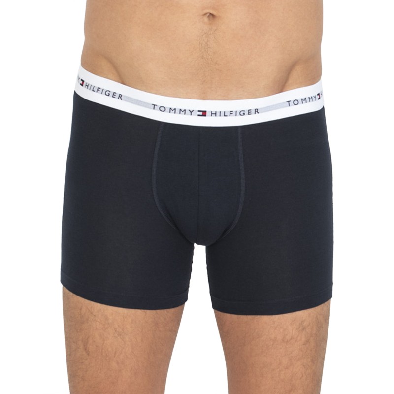 TommyHilfiger_3-erSet_Trunks_Blau_mitverschiedenfarbigemWebbund