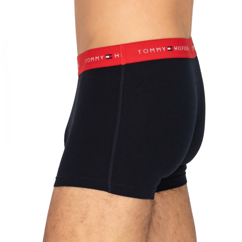 TommyHilfiger_5-erSet_Trunks_Schwarz_mitverschiedenfarbigemWebbund