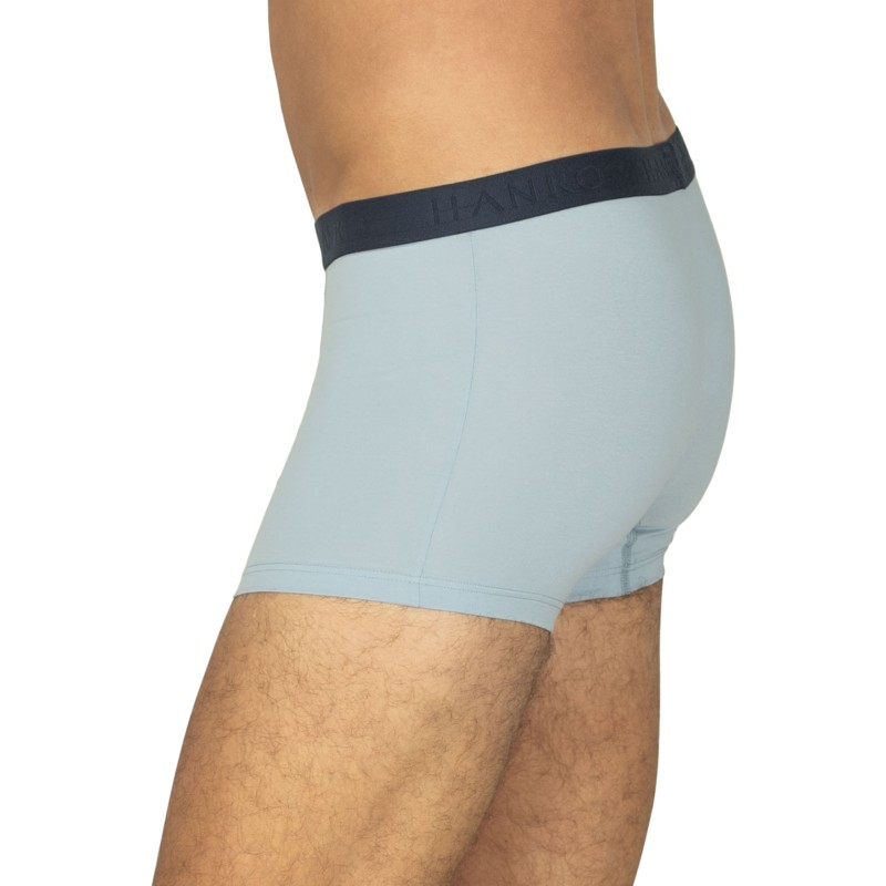 Hanro_2-erSet_Trunks_Blau_&_Hellblau