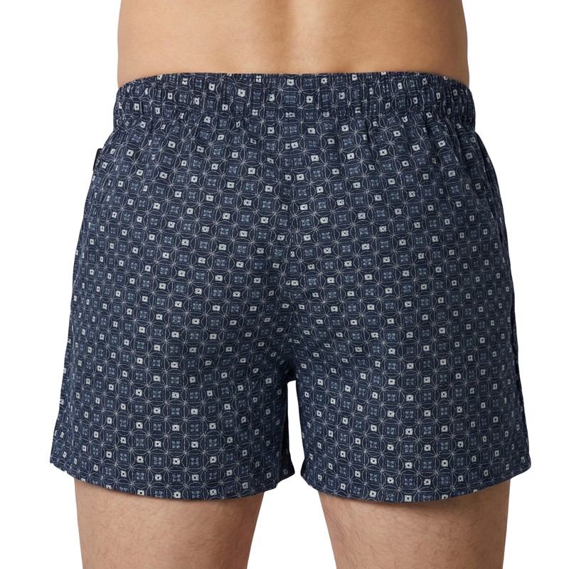 Hanro_Boxershorts_Blau_gemustert