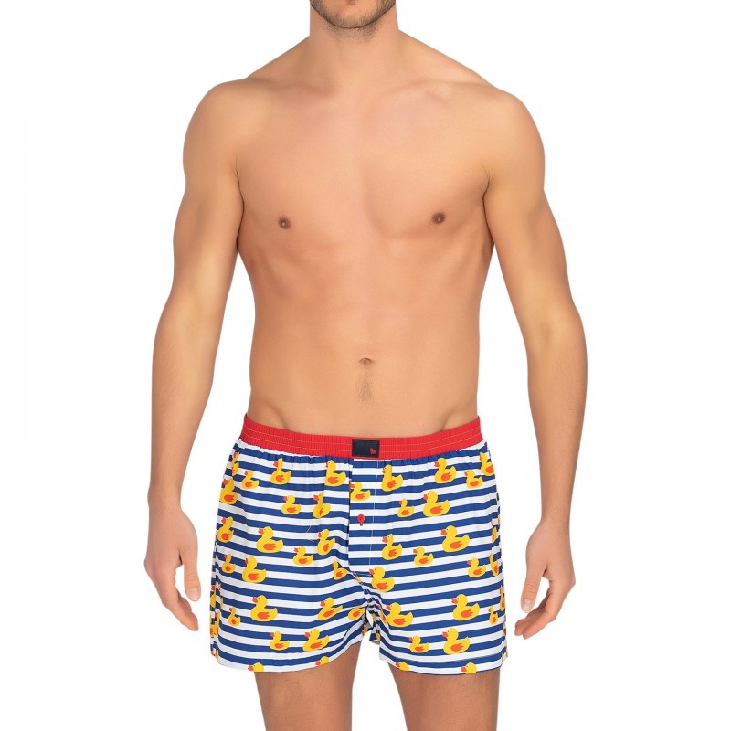 Unabux_Boxershorts_Blau&Weiß_gestreift_mitMotiv