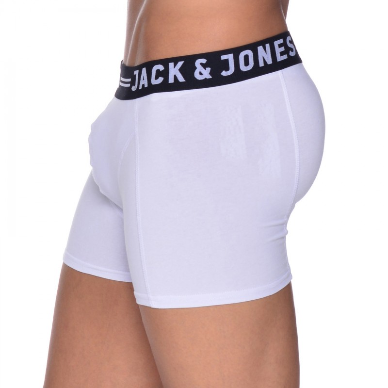 Jack & Jones 3-er Set Weiss mit Logo-Bund