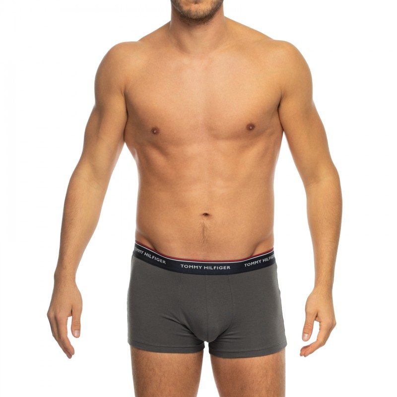 TommyHilfiger_3-erSet_Trunks_Blau,Grau&Bordeaux