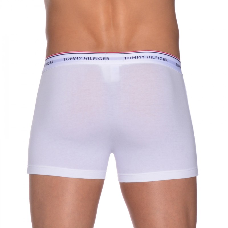 Tommy Hilfiger 3-er Stretch Trunks Weiß, Grau, Schwarz