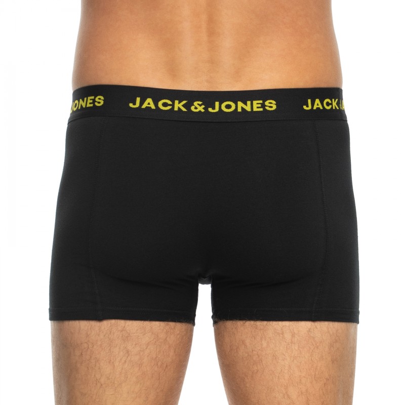 Jack&Jones_5-erSet_Trunks_Schwarz_mitverschiedenfarbigemWebbund